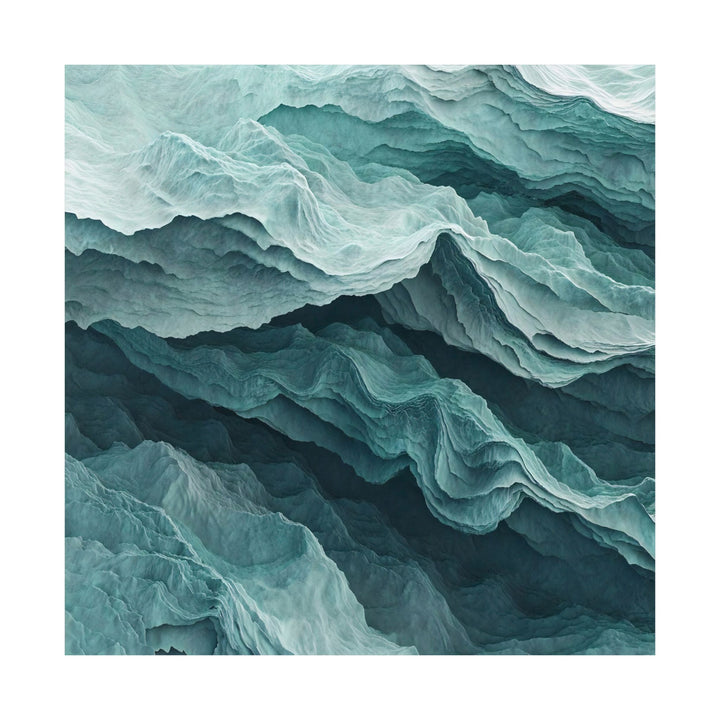 #013 - Origami Textured Paper Resembling Ocean Waves