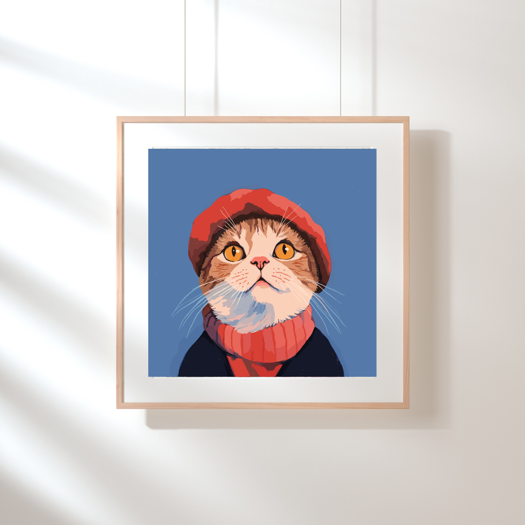 #002 Purr-isian Chic - Limited Edition Print