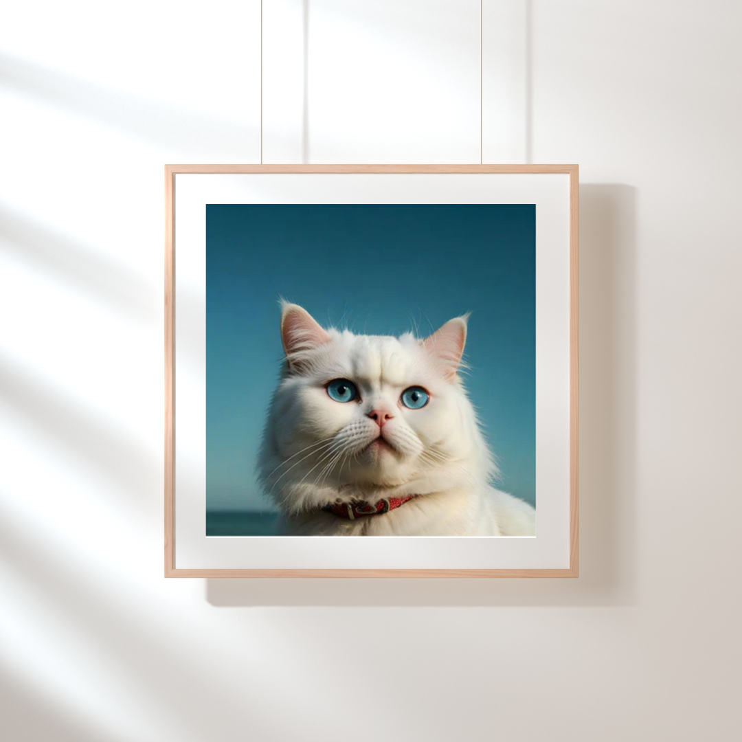 #58 White Persian Cat