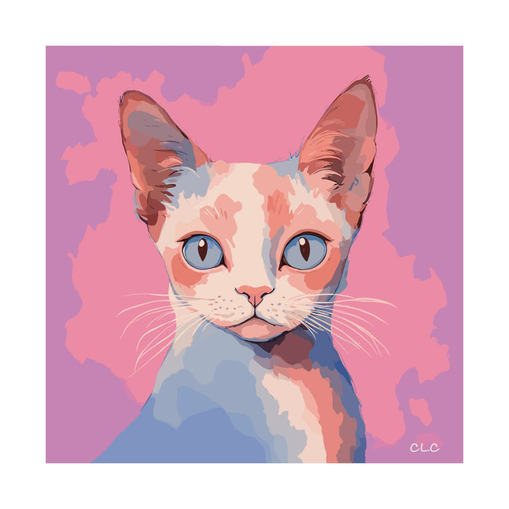 #006 Designer Kitty, Limited Edition Print